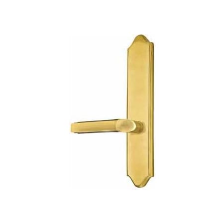 Emtek Classic Brass Door Configuration 3 Patio Multi Point Trim Lever Set with American Cylinder Above Handle French Antique
