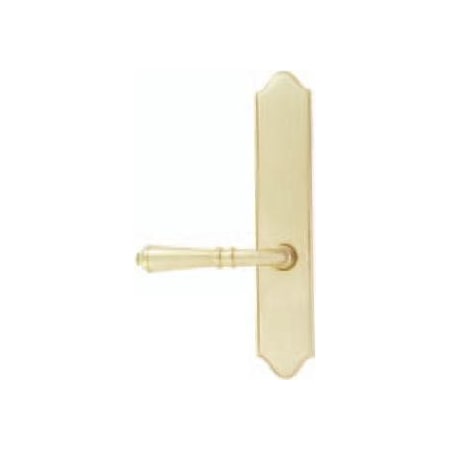 Emtek Classic Brass Door Configuration 4 Passage Multi Point Trim Lever Set with American Cylinder Above Handle French Antique