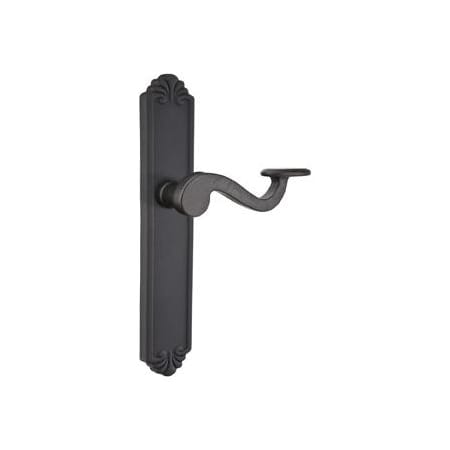 Emtek Lost Wax / Tuscany Bronze Door Configuration 6 Thumbturn Multi Point Trim Lever Set with American Cylinder Below Handle Flat Black