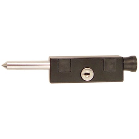 Emtek 6-1/8" Length Keyed Brass Patio Door Bolt Black