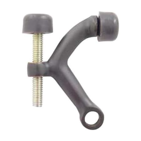 Emtek 2-3/8" Height Solid Brass Hinge Pivot Stop Deep Burgundy