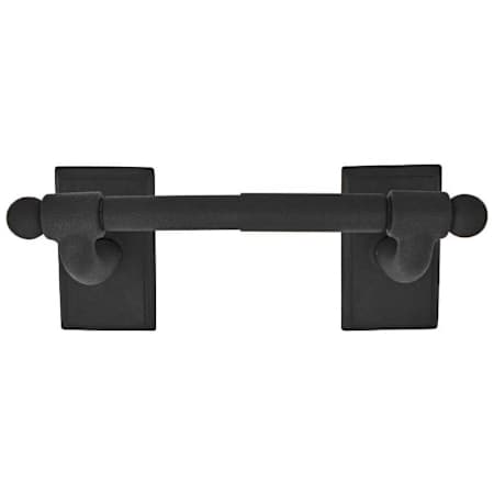 Emtek Wrought Steel 9" Spring Rod Style Tissue Paper Holder Flat Black