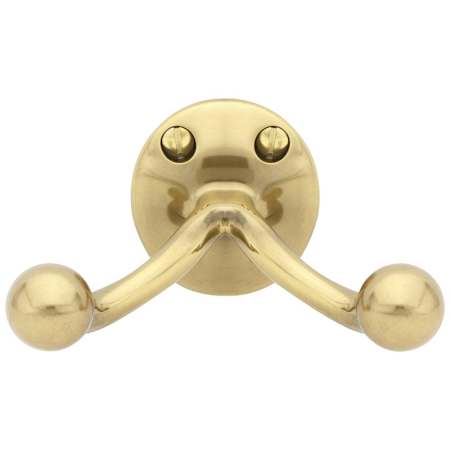 Emtek American Heritage Designer Brass Double Robe Hook French Antique