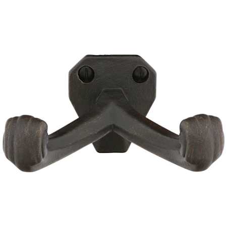 Emtek Lost Wax / Tuscany Bronze Double Robe Hook Medium Bronze