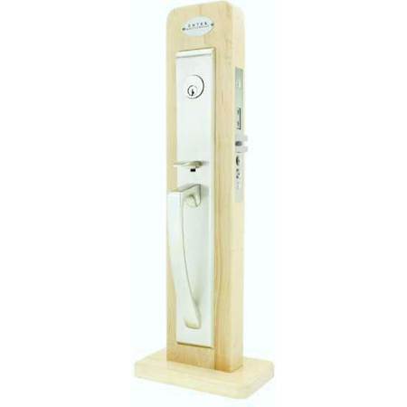 Emtek Hera Dummy Brass Modern Mortise Handleset Flat Black