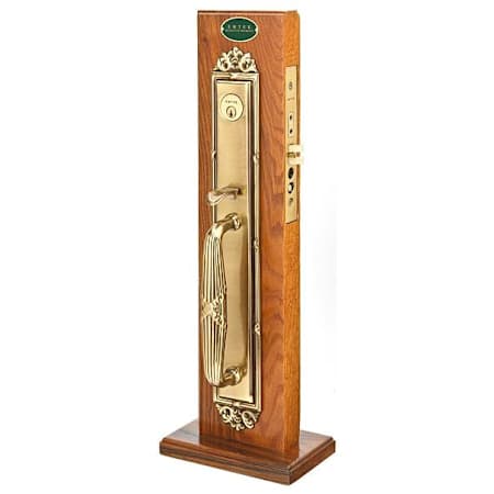 Emtek Versailles Single Cylinder Keyed Entry Designer Brass Mortise Handleset French Antique