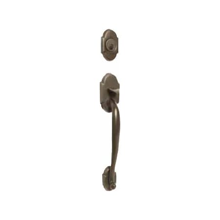 Emtek Nashville Dummy Classic Brass Handleset Oil Rubbed Bronze