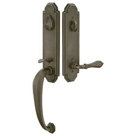 Emtek Octagon Dummy Tuscany Bronze Handleset Medium Bronze
