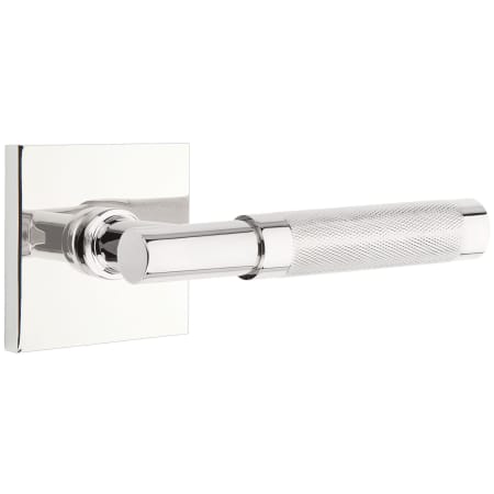 Emtek-505KN-T-Bar Stem with Square Rose in Polished Chrome