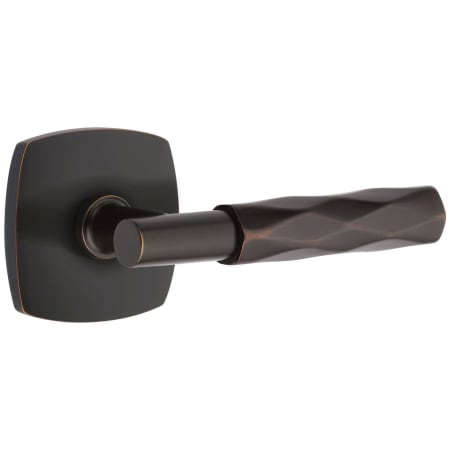 Emtek-510TR-T-Bar Stem with Urban Modern Rose in Oil Rubbed Bronze