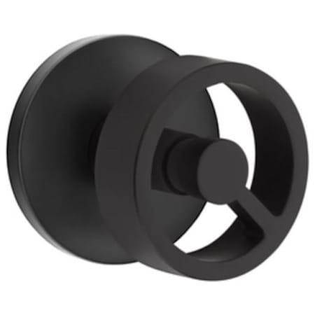 Emtek Spoke Privacy Door Knob Set from the Studio Brass Collection Flat Black
