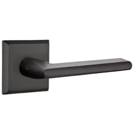 Emtek Lariat Reversible Non-Turning Two-Sided Dummy Door Lever Set from the Sandcast Bronze Collection Flat Black Bronze