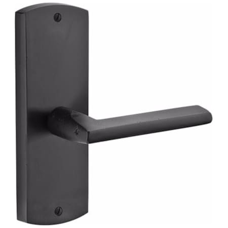 Emtek Missoula 7-1/4 Inch Passage Sideplate Lockset Flat Black Bronze