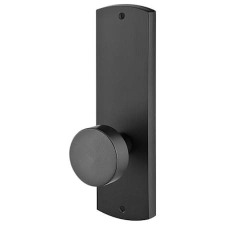 Emtek Missoula Passage Sandcast Bronze Sideplate Lockset Flat Black
