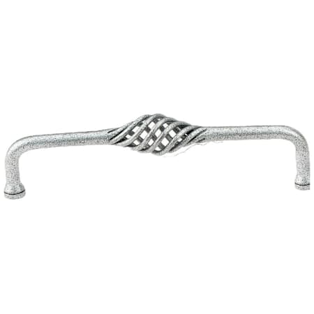 Emtek Lafayette 3-1/2 Inch Center to Center Birdcage Cabinet Pull from the Wrought Steel Collection Satin Steel