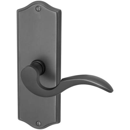 Emtek 7-1/8" Height Colonial Sideplate Classic Brass Dummy Set Flat Black