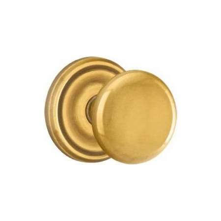 Emtek Providence Privacy Door Knob Set with Regular Rose from the Brass Classic Collection French Antique