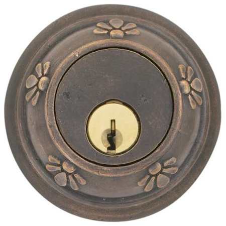 Emtek Tuscany Style Lost Wax Cast Bronze Double Cylinder Deadbolt Medium Bronze