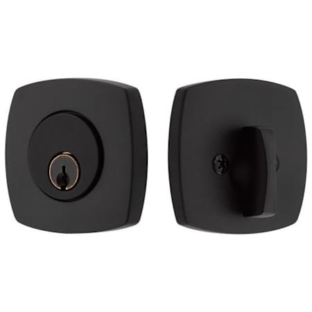 Emtek Urban Modern Single Cylinder Deadbolt Flat Black