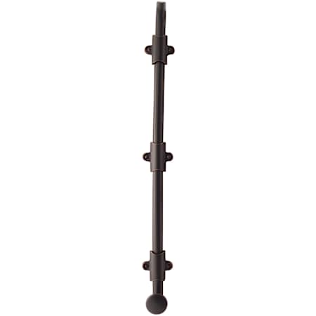 Emtek 18" Solid Brass Surface Bolt with Strikes and Screws Oil Rubbed Bronze