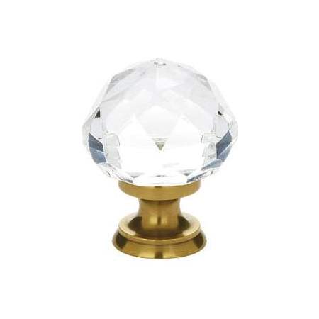 Emtek Diamond 1 Inch Geometric Cabinet Knob from the Glass Collection - 10 Pack French Antique
