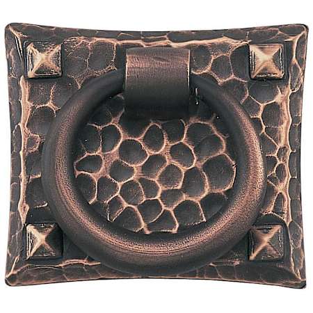 Emtek Hammered Ring 1-3/4 Inch Long Ring Cabinet Pull Oil Rubbed Bronze