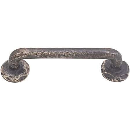 Emtek Sandcast Rod 4 Inch Center to Center Handle Cabinet Pull from the Sandcast Bronze Collection Medium Bronze