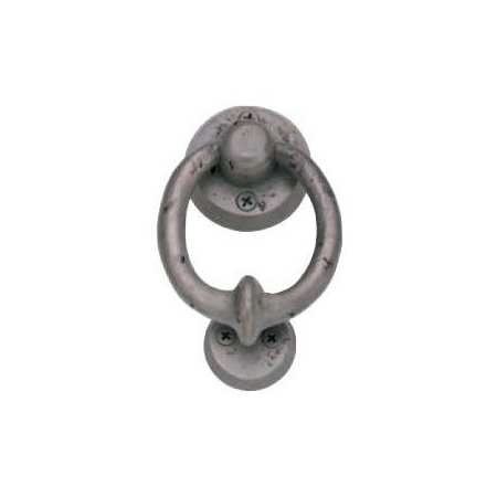 Emtek 4" Height Bronze Door Knocker and Ring Pull Flat Black