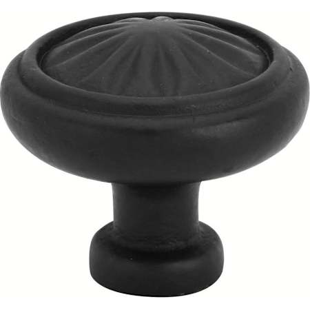 Emtek Tuscany Round 1-1/4 Inch Mushroom Cabinet Knob from the Tuscany Bronze Collection - 10 Pack Flat Black