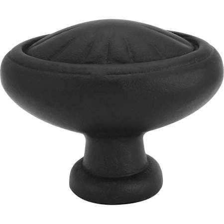 Emtek Tuscany Egg 1 Inch Mushroom Cabinet Knob from the Tuscany Bronze Collection Flat Black