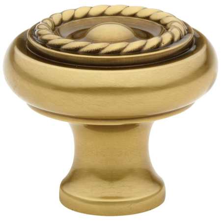 Emtek Rope 1-1/4 Inch Mushroom Cabinet Knob from the Traditional Collection - 10 Pack French Antique