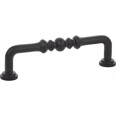 Emtek Spindle 4 Inch Center to Center Handle Cabinet Pull Flat Black