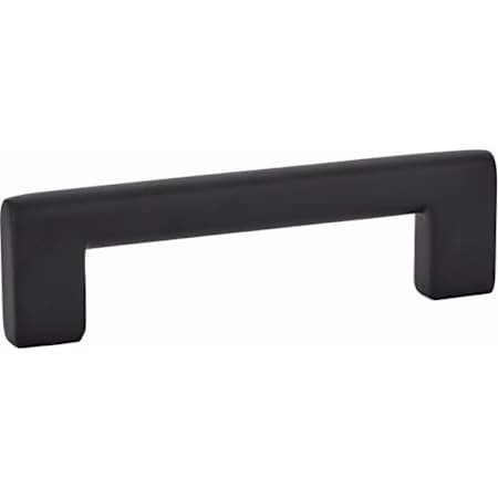 Emtek Trail 8 Inch Center to Center Handle Cabinet Pull from the Contemporary Collection Flat Black