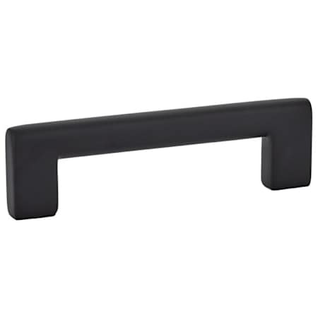 Emtek Trail 12 Inch Center to Center Handle Cabinet Pull from the Contemporary Collection Flat Black