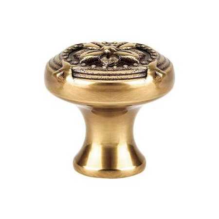 Emtek 1-1/4 Inch Mushroom Cabinet Knob from the Ribbon & Reed Collection - 10 Pack French Antique