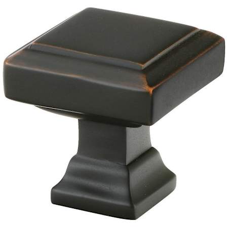 Emtek Geometric Square 1-5/8 Inch Square Cabinet Knob from the Geometric Collection Oil Rubbed Bronze