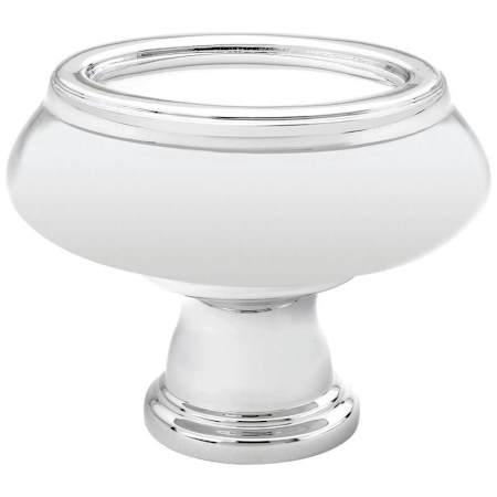 Emtek Geometric Oval 1-1/4 Inch Cabinet Knob from the Geometric Collection - 10 Pack Polished Chrome