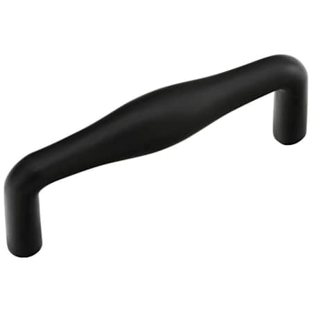 Emtek Dane 4 Inch Center to Center Handle Cabinet Pull Flat Black