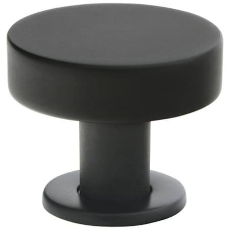 Emtek Cadet 1 Inch Mushroom Cabinet Knob from the Mid Century Modern Collection Flat Black