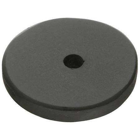 Emtek Sandcast Round 1.25 Inch Cabinet Knob Backplate from the Sandcast Bronze Collection Flat Black