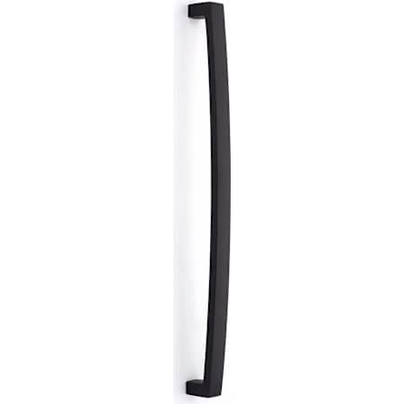 Emtek Bauhaus 18 Inch Center to Center Appliance Pull from the Mid Century Modern Collection Flat Black