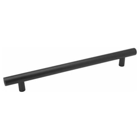 Emtek Bar 12 Inch Center to Center Appliance Pull from the Contemporary Collection Flat Black