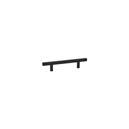 Emtek Bar 18 Inch Center to Center Appliance Pull from the Contemporary Collection Flat Black