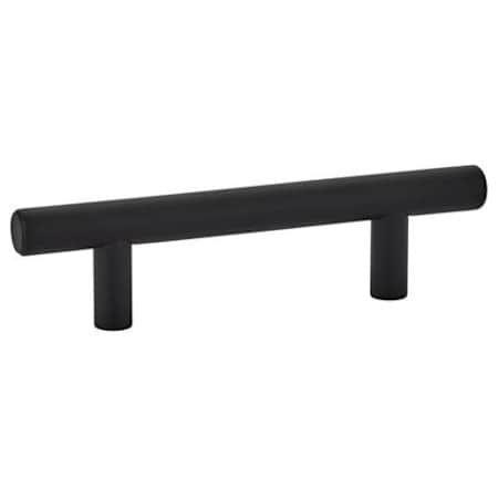 Emtek Bar 4 Inch Center to Center Bar Cabinet Pull Flat Black