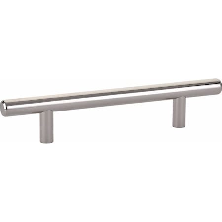 Emtek Bar 5 Inch Center to Center Cabinet Pull from the Contemporary Collection Polished Nickel