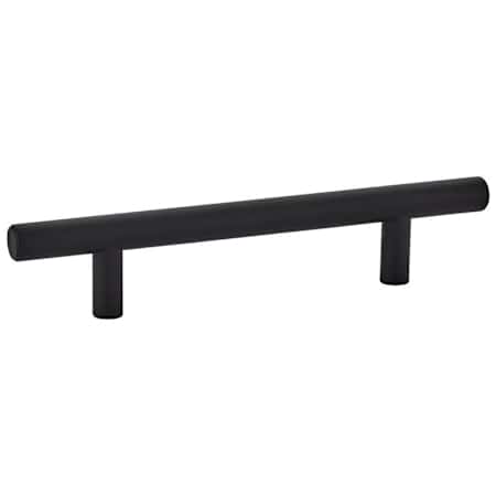 Emtek Bar 10 Inch Center to Center Cabinet Pull from the Contemporary Collection Flat Black