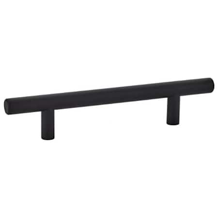 Emtek Bar 16 Inch Center to Center Cabinet Pull from the Contemporary Collection Flat Black