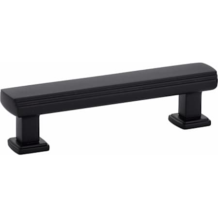 Emtek Art Deco 3-1/2 Inch Center to Center Bar Cabinet Pull Flat Black