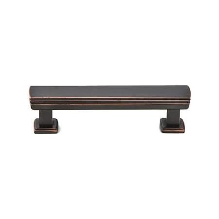Emtek Art Deco 4 Inch Center to Center Bar Cabinet Pull - 25 Pack Oil Rubbed Bronze