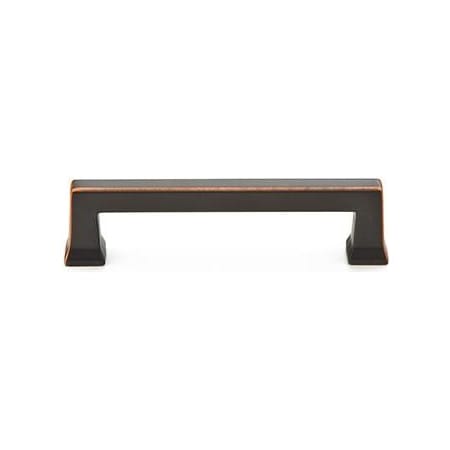 Emtek Alexander 3-1/2 Inch Center to Center Handle Cabinet Pull from the Art Deco Collection - 25 Pack Oil Rubbed Bronze